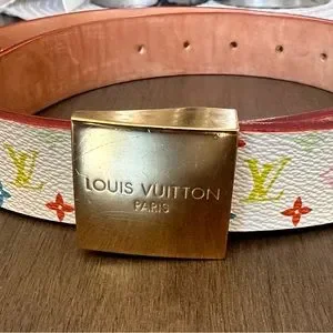 Authentic Louis Vuitton Multi white belt 80/32 Louis Vuitton | Accessories | Authentic Louis Vuitton Multi  main image 3